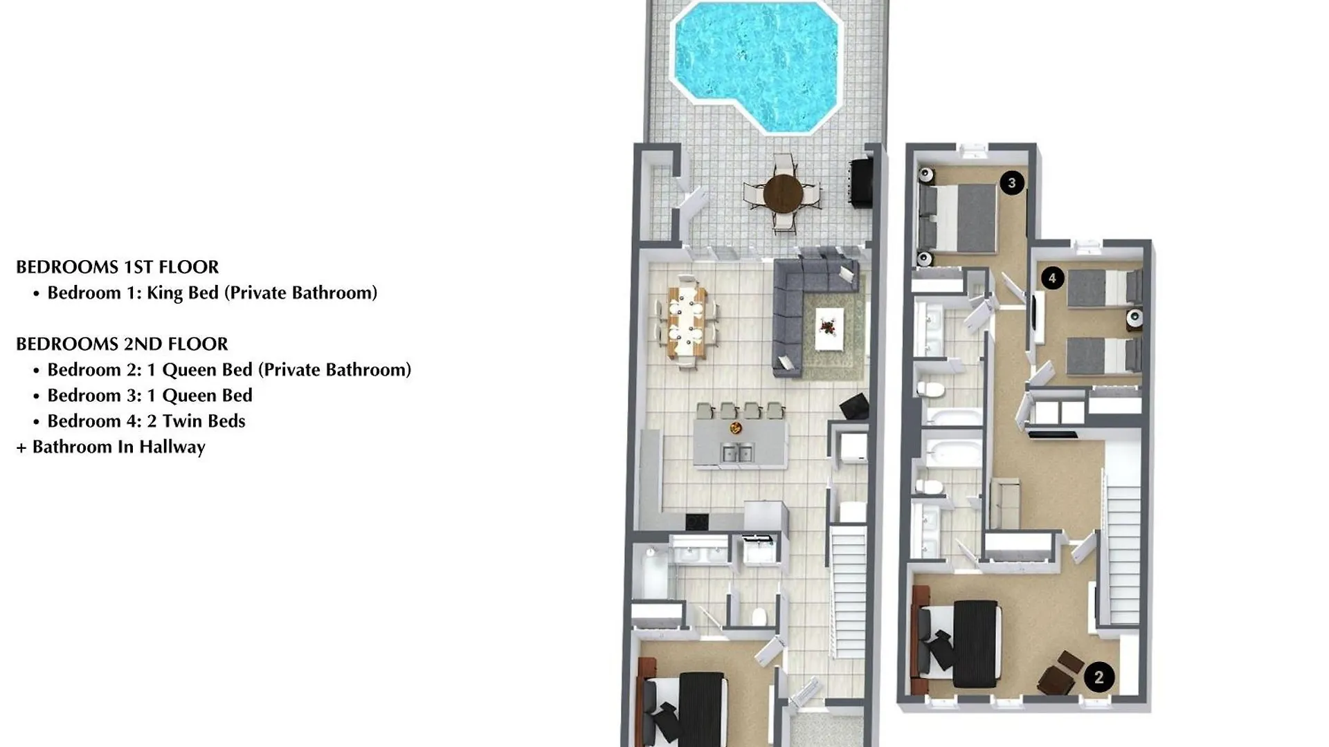 Holiday home 4 Bedrooms - 3 Bathrooms - Festival 232 Cd Davenport